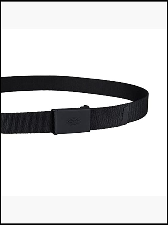 Fully Adjustable Tonal Compression Plaque Buckle Fabric Belt main image 5
